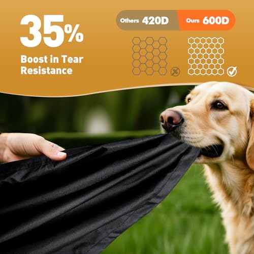 Outdoor Prep Table Cover 48 x 30 x 35in, Compatible with Grill Cart - Image 6