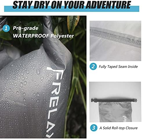 Frelaxy Dry Bag 5 Pack, Ultralight Waterproof Dry Sack for Outdoor Use - Image 3