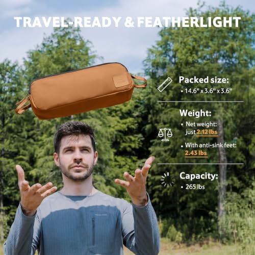 Naturehike YL08 Ultralight Camping Chair — Only 2.12 LBS, Anti-Sinking Feet - Image 3