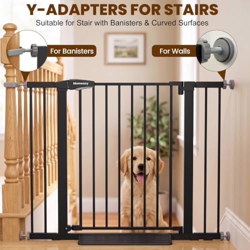 Mumeasy Baby Gate with Door, 26-40" Pressure Mounted Dog Gate for Doorways - Image 5