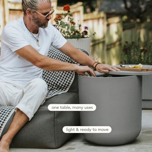 Veradek Kona Cooler Side Table - Outdoor Cooler Table and Ice Chest - Image 5
