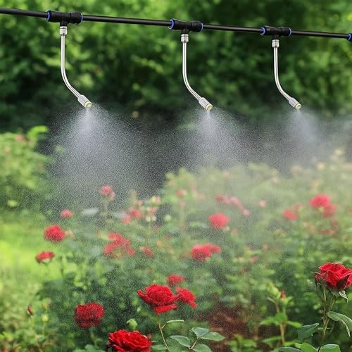 CozyCabin 30Pcs Flexible Mister Extensions with 30pcs Brass Misting Nozzle Kits, 5.9 Inch Brass Mist Rod for Mister Nozzles, Bendable Copper Extended Pole 10/24 UNC Thread for Outdoor Cooling System - Image 7