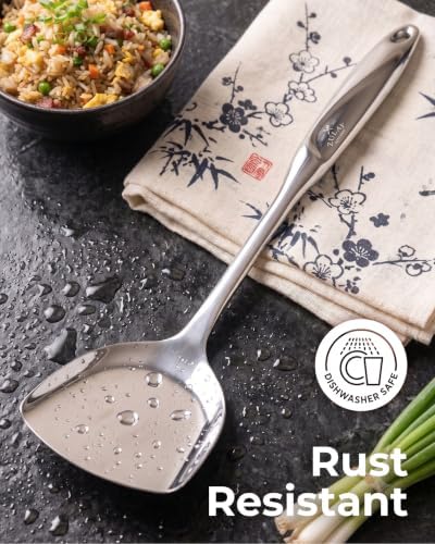 Zulay Kitchen Stainless Steel Wok Spatula - Image 4
