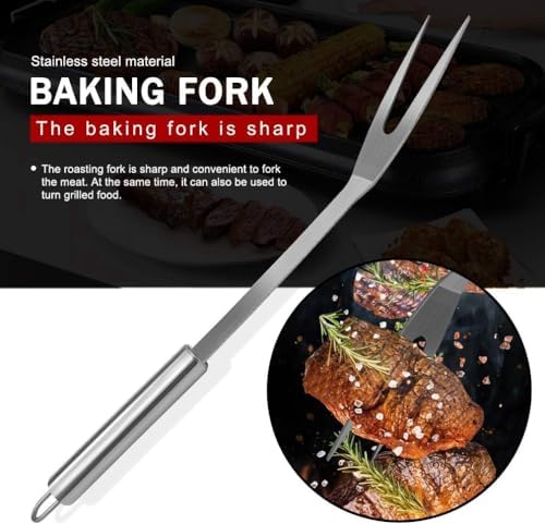 PTAPIPI 5-Piece Stainless Steel Grill Tool Set with Carry Bag – BBQ Utensils for Him, Young Men, Camping & Tailgating, Budget-Friendly Barbeque Gift - Image 5