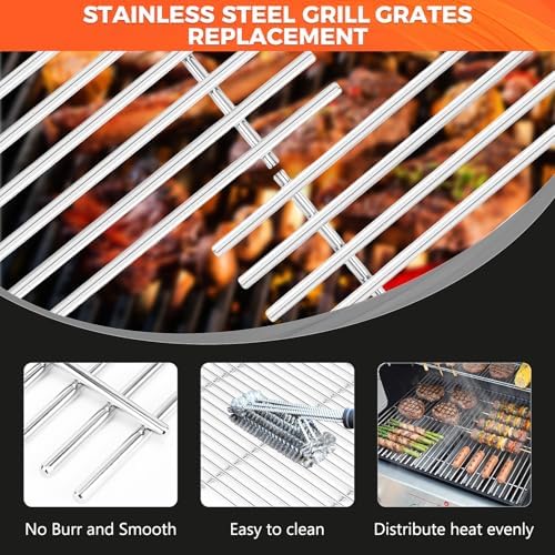 QuliMetal 18.75" Grill Grates for Weber Genesis II 300 and II LX 300 Series - Image 4