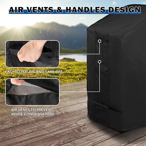 Grill Cover for Ninja PG301 Propane Griddle, Outdoor Griddle Cover for Ninja PG300 Series BBQ Grill-Waterproof - Image 4