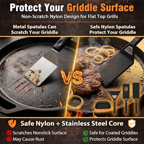 Utheer Griddle Kit, 25 x 16 Inch Nano Ceramic Nonstick Flat Top - Image 6