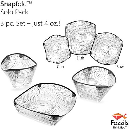 Fozzils Snapfold™ Solo Pack (Cup, Bowl, Dish) - Image 2