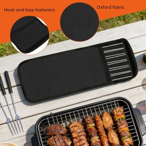 Grill Utensil Storage Bag, BBQ Tool Bag Grill Accessory Storage - Image 6