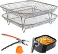 2-Tier Square Air Fryer Rack for Ninja, Cosori, Instant Vortex & Chefman by GeolinhomeHouseholdKitchen