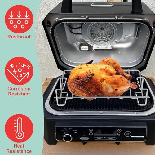 2 in 1 Rib & Turkey Rack for Ninja Woodfire OG900 OG800 OG951 OG952 Series - Image 3