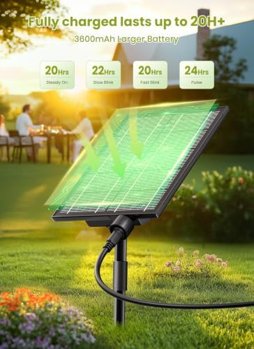Brightown 106FT Solar String Lights Outdoor, IP65 Waterproof, Remote, Timer - Image 5