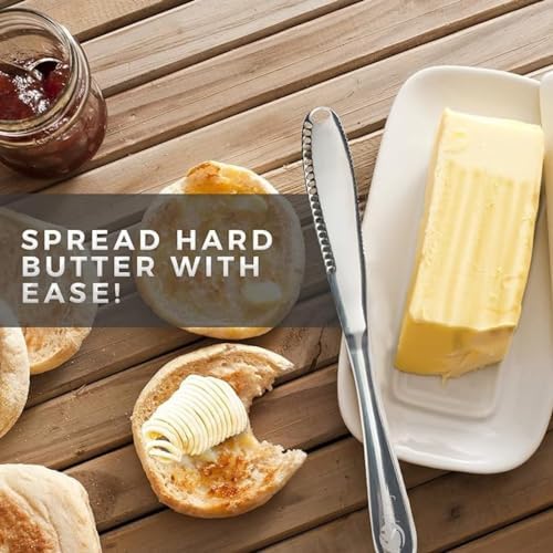 Simple preading Stainless Steel Butter Spreader, Butter Knife - 3 in 1 Kitchen Gadgets (10 Set) - Image 6