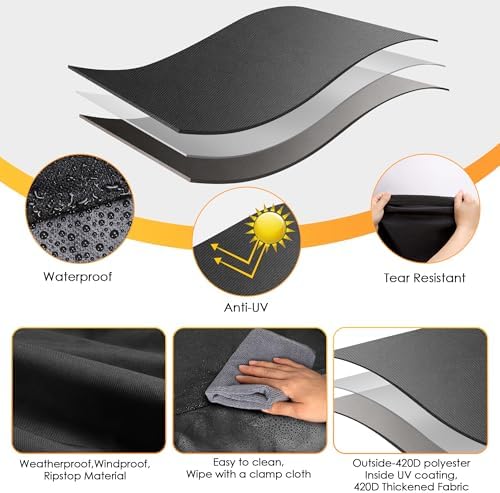 48 Inch Grill Cover, Waterproof, Weather, UV & Fade Proof for Outdoor Grill - Image 5