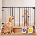 Mumeasy 30" Tall Baby Gate for Stairs & Doorways, No Bottom Bar Dog Gate by Mumeasy-FocusonBabyPetSafetyGate