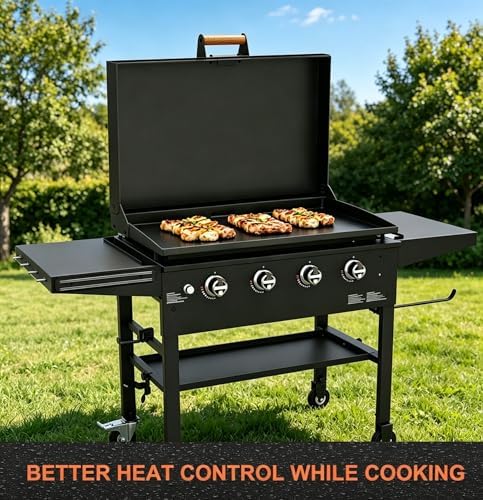 Handle and Hinge Kit for Blackstone 28", 36", 44 inch Griddle Lid Hinges - Image 7