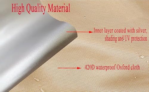 Hwayslon Bike Storage Shed Tent,420D Oxford Fabric,PU6000 Waterproof, for Patio Furniture, Lawn Mower,Bike,Motorcycle Storage,Garden Tools,Toys and More - Image 5