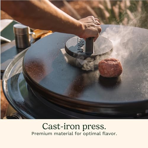 Cuisinart Smash Burger Kit w/Burger Press, Spatula, Shaker & Patty Papers, Round (Pack of 4) - Image 3
