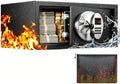TOTOY 1.2 CuFt Compact Steel Security Safe with Fireproof Document Bag by TOTOY
