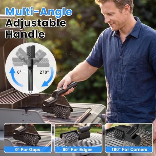 Electric Grill Brush for Outdoor, 2600mAh Cordless BBQ Grill Cleaner - Image 5
