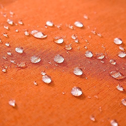 MIULEE Decorative Outdoor Pillow Covers Fall 18x18 Bright Orange - Image 3