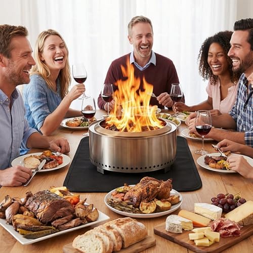 15 X 18 in Heat Resistant Mat for Tabletop Grill Small Grill Mat - Image 4