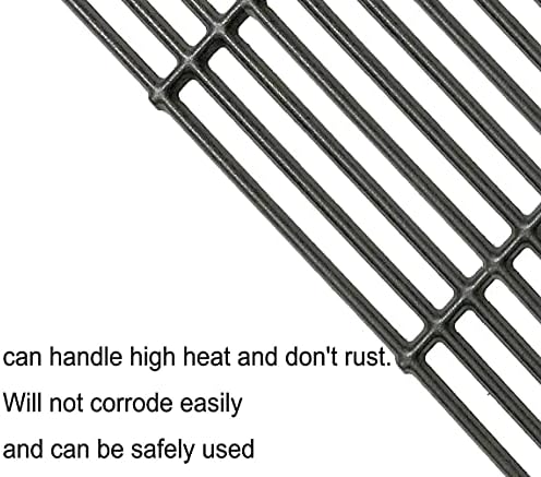 C6505A(3-Pack) 19 3/4" Cast Iron Cooking Grid Grates Replacement for Chargriller 2121, 2123, 2222, 2828, 3001, 3008, 3030, 3725, 4000, 4208, 5050, 5072, 5252, 9020 - Image 3