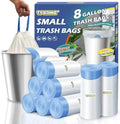Medium 8 Gallon Trash Bags Drawstring,1.2 Mil,Unscented,240 Count by TFORING%C2%AE