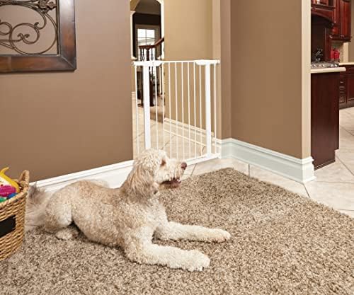 Midwest Homes 39-Inch Walk-Thru Steel Dog Gate, Expands to 38" - Image 3