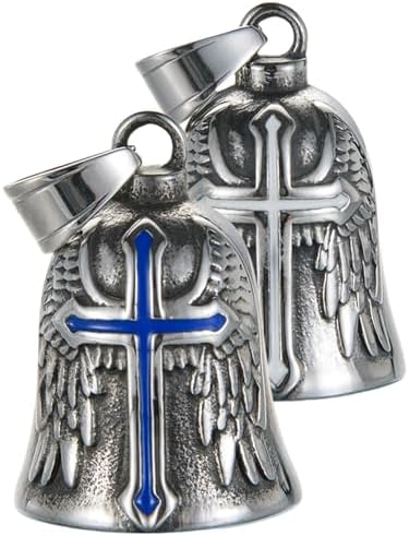 Motorcycle Bell Guardian Angel Gremlin Lucky Charm Gift For Riders by CTZSRGuardianAngelGoodLuckBells