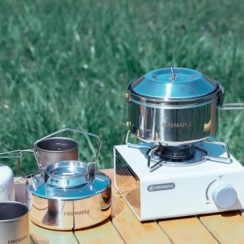 Fire-Maple Antarcti Camping Cookware Set Stainless Steel Kettle Pot Set, 1L - Image 6