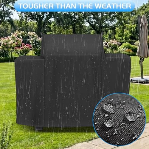 Grill Cover for Traeger Westwood XL Grill Parts BAC861P Full Length Covers Wood Pellet Smoker Replacement Parts TFB82YLJU 600D Waterproof Outdoor BBQ Grilling Accessory - Image 2