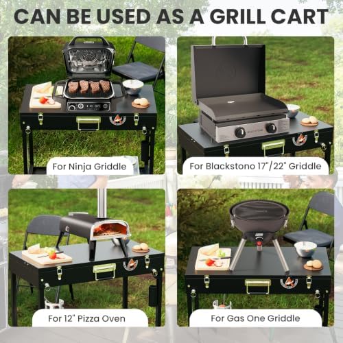 AEWHALE 2-in-1 Outdoor Table & Electric Grill 1800W - Image 4