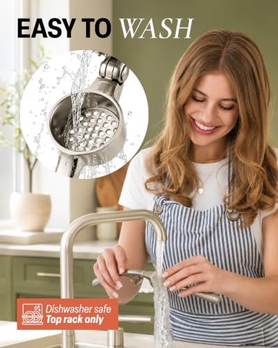 Zulay Kitchen Metal Garlic Press Garlic Mincer Tool Stainless Steel, Silver - Image 6