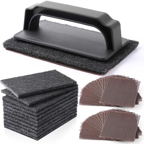 Reallnaive 31 Pcs Griddle Cleaning Kit for Flat Top Grill,Black by Reallnaive