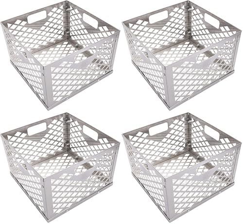 Oklahoma Joe's 5279338P04 Stainless Steel Offset Smoker Charcoal Firebox Basket, Silver (Pack of 4) by OklahomaJoes%C2%AE