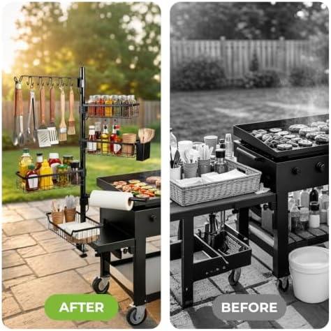 UFORU Griddle Caddy Organizer Compatible with Blackstone Griddles for BBQ - Image 6