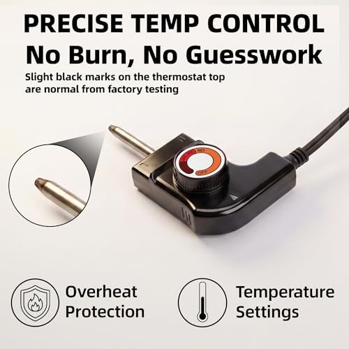 39.5-Inch Electric Griddle & Teppanyaki Grill, 1400W Large Non-Stick Surface, Intelligent Temperature Control, Easy to Clean. Indoor/Outdoor Use for Pancakes, BBQ, Camping & Gatherings - Image 4