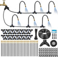 33Ft 1/4" Drip Irrigation System for Garden – Automatic Atomizing Sprinkler System for Outdoor Plants Raised Bed, Yard, Potted Plants & Lawn by Unknown