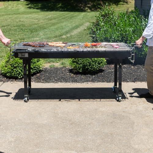 Backyard Pro CHAR60 60" Heavy-Duty Steel Charcoal Grill with Removable Legs and Cover - Image 3