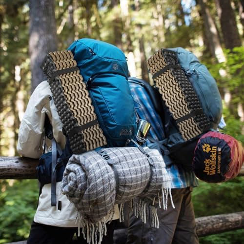 Foam Camping Pads for Hiking, Ultralight Closed Cell Mattress, Waterproof Soft Mat for Adults, Wide Picnic Yoga Mats, Folding Sleeping Pad for Outdoor Backpacking - Image 3