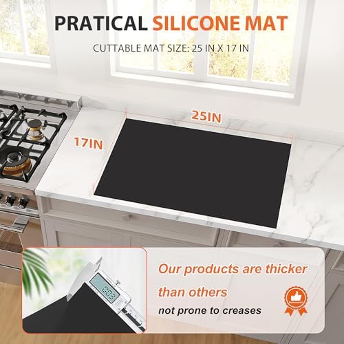 Silicone Mats for Kitchen Counter Heat Resistant Countertop Protector - Image 2