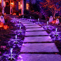 GIGALUMI 24 Pack Purple Solar Halloween Lights,Outdoor Halloween Decoration by GIGALUMI
