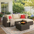 Vongrasig 5 Piece Patio Furniture Sets, Outdoor Patio Set Sectional Sofa by Vongrasig