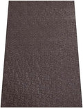 Rhino Hide Embossed Grill Guard Mat - Heat Resistant Outdoor Grill Floor Mat for Patio, Deck & Garage Surface Protection - Rectangle, Brown (36”x60”) by RancoIndustriesInc