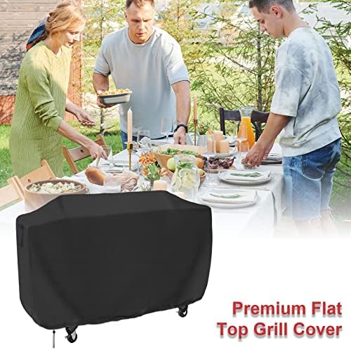 68 Inch Flat Top Grill Cover for Royal Gourmet GD401 4-Burner 36" Griddle - Image 6