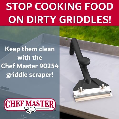 Chef Master Griddle Scraper Replacement Blade, 5.5 Inch Wide, Steel - Image 6
