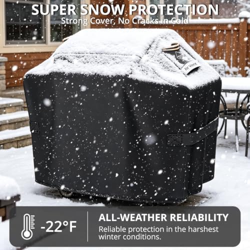 55" Grill Cover for Weber Char-Broil Nexgrill,2026 Upgrade 1000D Heavy Duty - Image 4