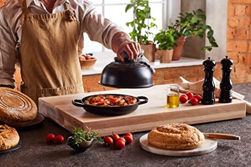 Le Creuset Enameled Cast Iron Round Bread Oven, 9.5 inch, Oyster - Image 6