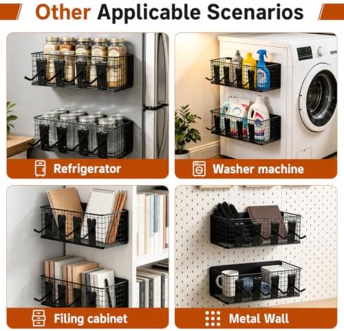 2 Pack Magnetic Storage Bin for Traeger Grills with Paper Towel Holder - Image 6